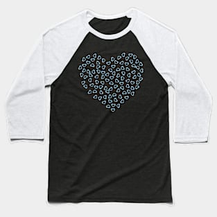 Blue Hearts Baseball T-Shirt